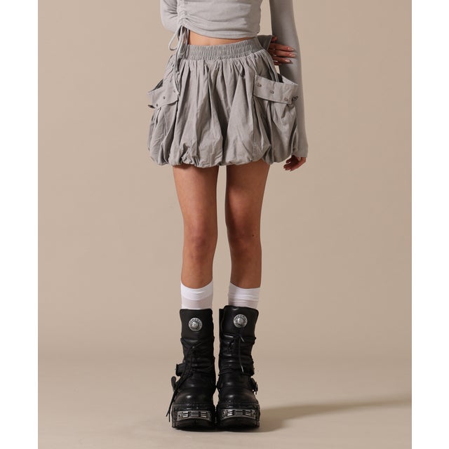 DeEVA／BALLOON SKIRT （チャコール）