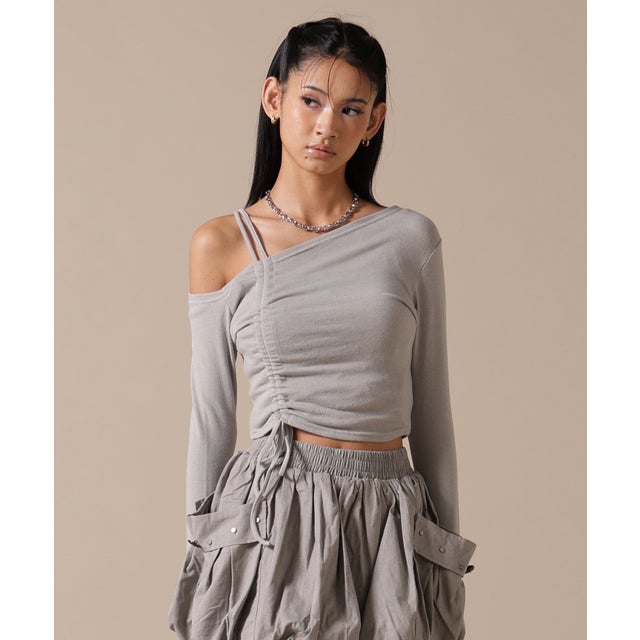 DeEVA／ASYMMETRY TOPS （グレー）