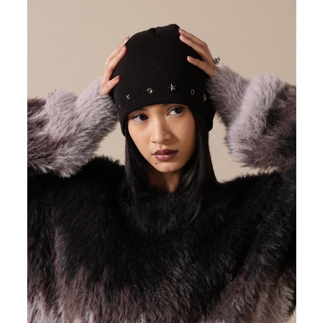 SIS／STAR BEANIE （ブラック）