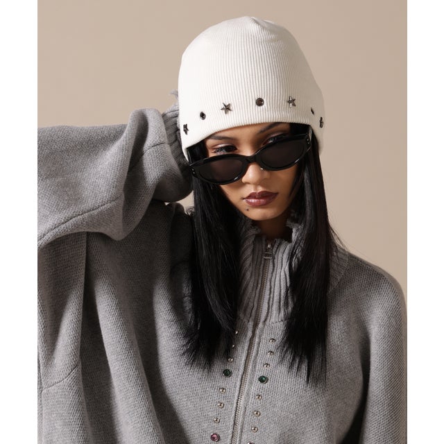 SIS／STAR BEANIE （ホワイト）