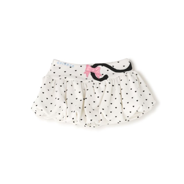 CFIERCE／TAIL POLKA DOT SKIRT （ホワイト）