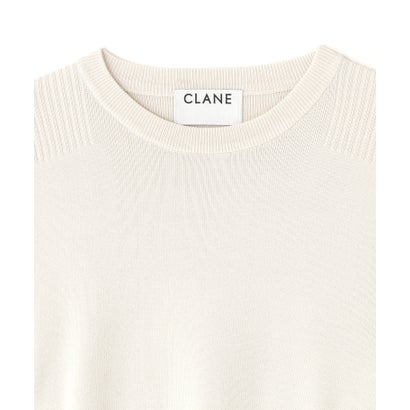 CLANE／BASIC COMPACT KNIT TOPS （グレー）｜詳細画像