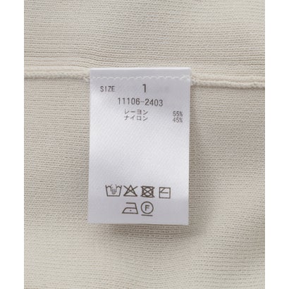 CLANE／BASIC COMPACT KNIT TOPS （アイボリー2）｜詳細画像