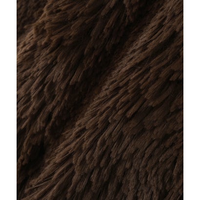 CLANE／HALF SLEEVE FAKE FUR （ブラウン）｜詳細画像