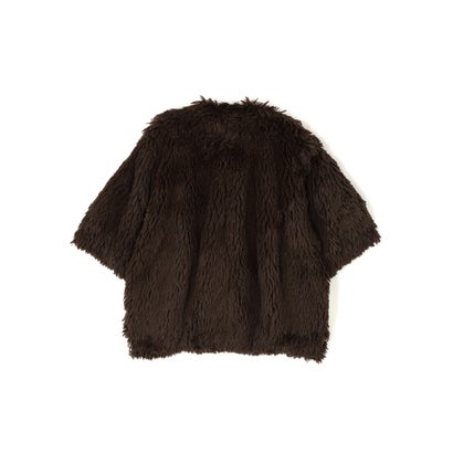 CLANE／HALF SLEEVE FAKE FUR （アイボリー2）｜詳細画像