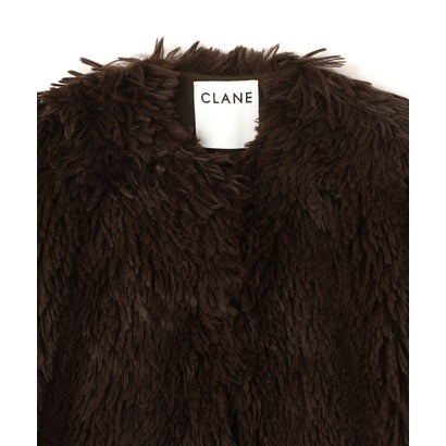 CLANE／HALF SLEEVE FAKE FUR （アイボリー2）｜詳細画像