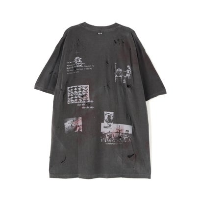 エルエイチピー L.H.P. emary/エメリー/Damaged Scarred Cradle Tee （ブラック）｜詳細画像