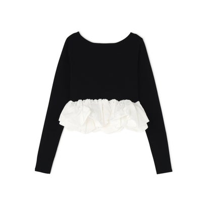 エルエイチピー L.H.P. CLANE/クラネ/W BALLOON SHORT KNIT TOPS （ベージュ）｜詳細画像