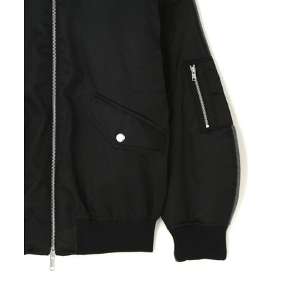 NIKE/ナイキ/AS NIKE STUDIO HYBRID BOMBER JACKET （ブラック）｜詳細画像