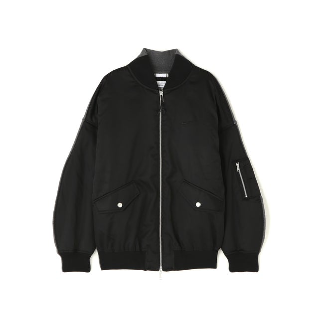 NIKE/ナイキ/AS NIKE STUDIO HYBRID BOMBER JACKET （ブラック）