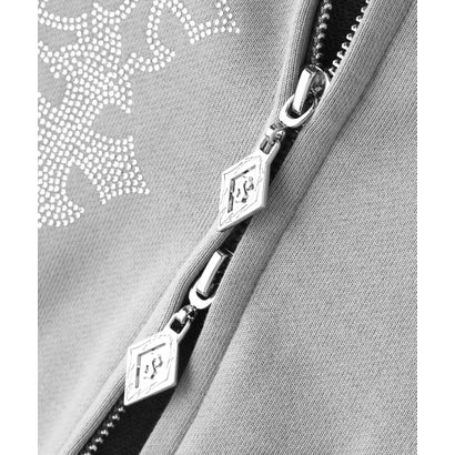 エルエイチピー L.H.P. SupBaby by SUPPLIER/Multi Cross Rhinestone Pierce  Hoodie （グレー）｜詳細画像