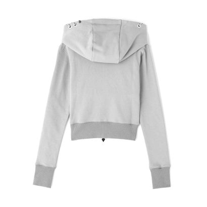 エルエイチピー L.H.P. SupBaby by SUPPLIER/Multi Cross Rhinestone Pierce  Hoodie （ブラック）｜詳細画像
