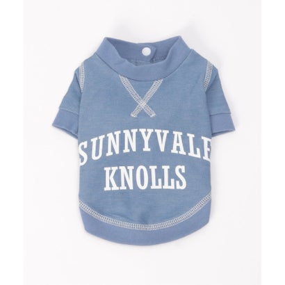 カットデニムベースボールシャツ （ブルー）｜詳細画像