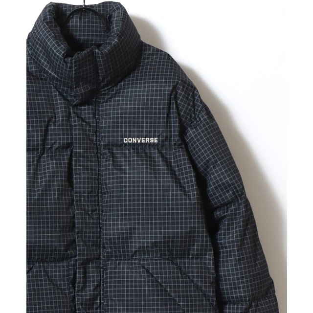 CONVERSE/コンバース PUFFER JACKET/撥水 オーバーサイズ 中綿 ファイバーダウン パファージャケット/アウター レディース メンズ ユニセックス ブルゾン （ブラック系その他3）