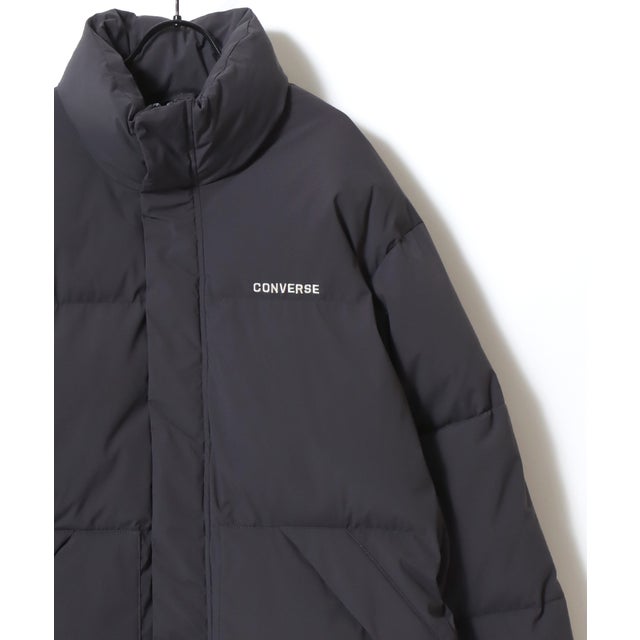 CONVERSE/コンバース PUFFER JACKET/撥水 オーバーサイズ 中綿 ファイバーダウン パファージャケット/アウター レディース メンズ ユニセックス ブルゾン （グレー系その他）