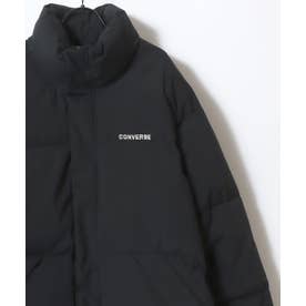 CONVERSE/コンバース PUFFER JACKET/撥水 オーバーサイズ 中綿 ファイバーダウン パファージャケット/アウター レディース メンズ ユニセックス ブルゾン （ブラック系その他2）