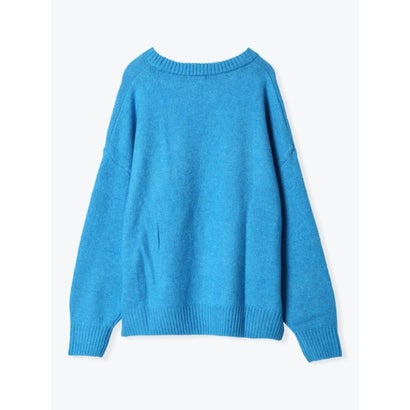 ルディックパーク Ludic Park アルパカ柄シャギーニットプルオーバー （茶）｜詳細画像