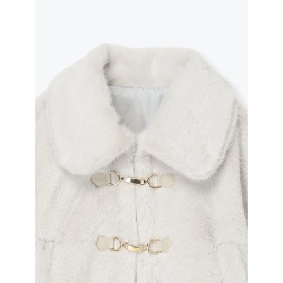 ルディックパーク Ludic Park トグルボタンフェイクファージャケット （淡グレー）｜詳細画像