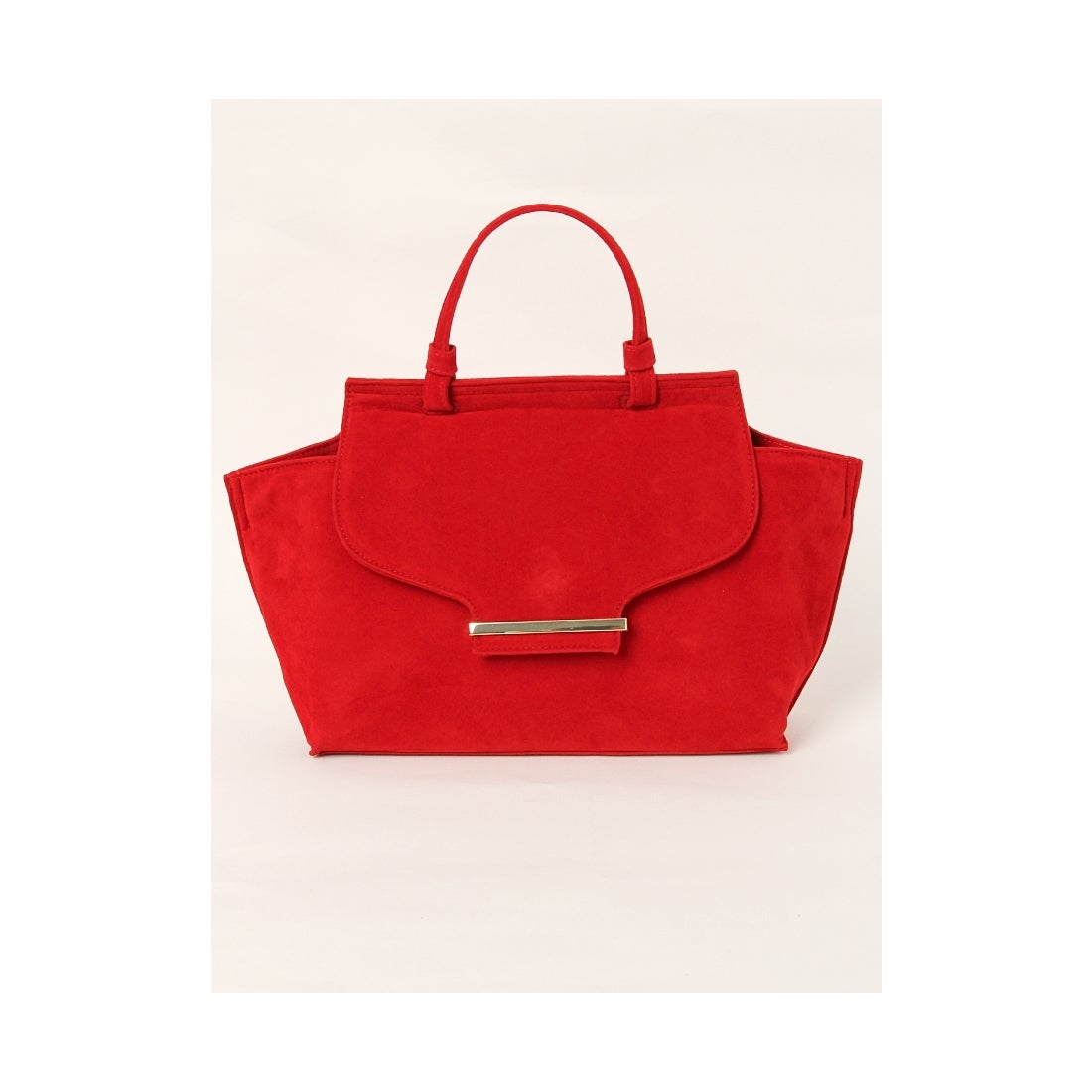 LILY BROWN Lily Brown スエードハンドバッグ レッド -ファッション 