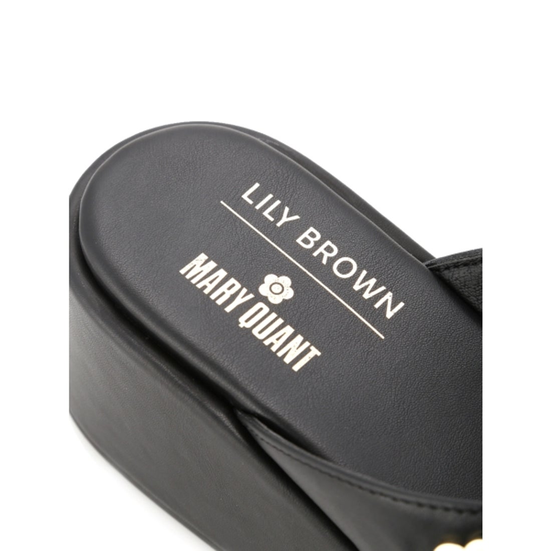 【LILY BROWN×MARY QUANT】デイジーモチーフトングサンダル