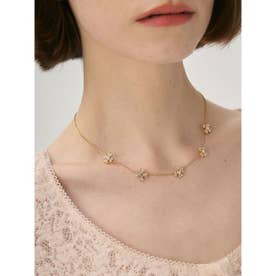 ビジュークローバーネックレス （GLD）