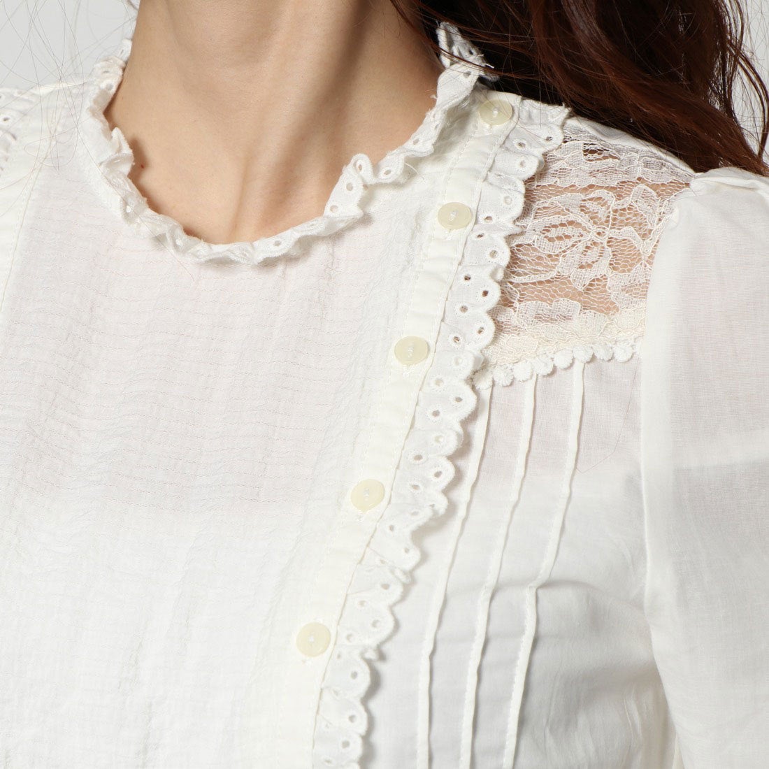 LILY BROWN リリーブラウン Lily Brown コットンヴィンテージブラウス 
