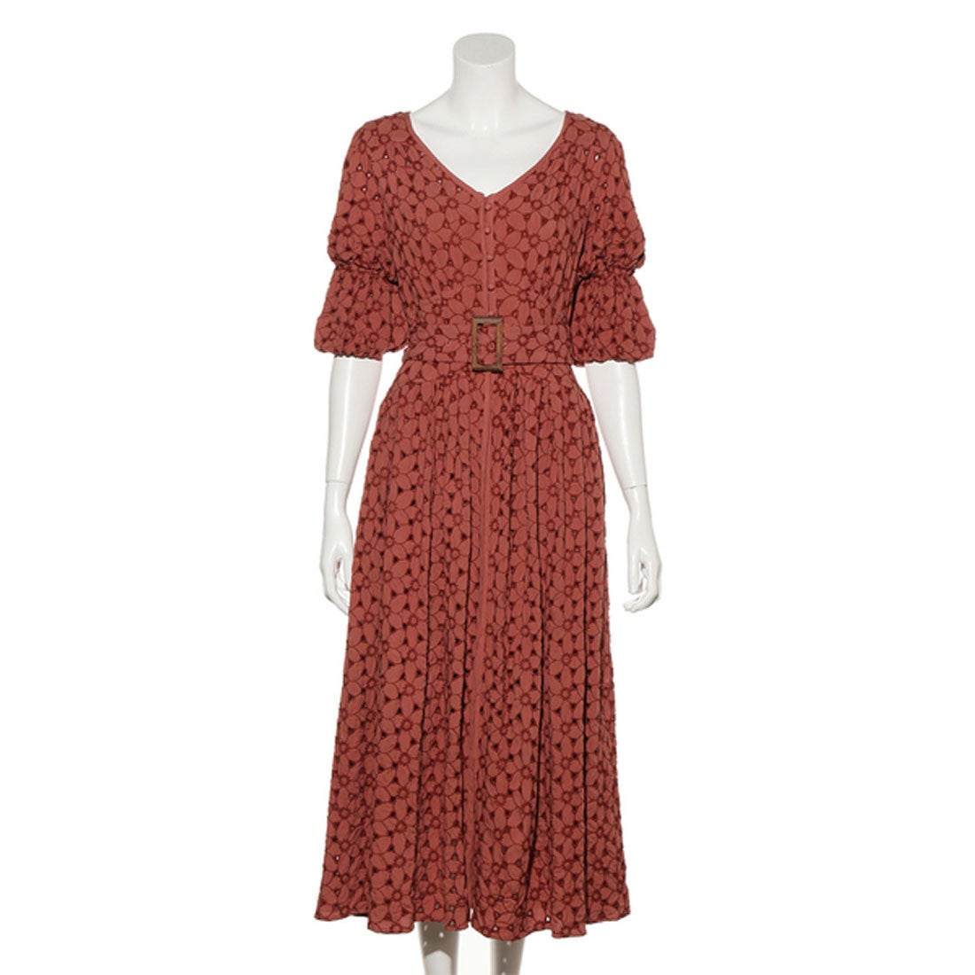 LILY BROWN リリーブラウン Lily Brown カットワークレースワンピース