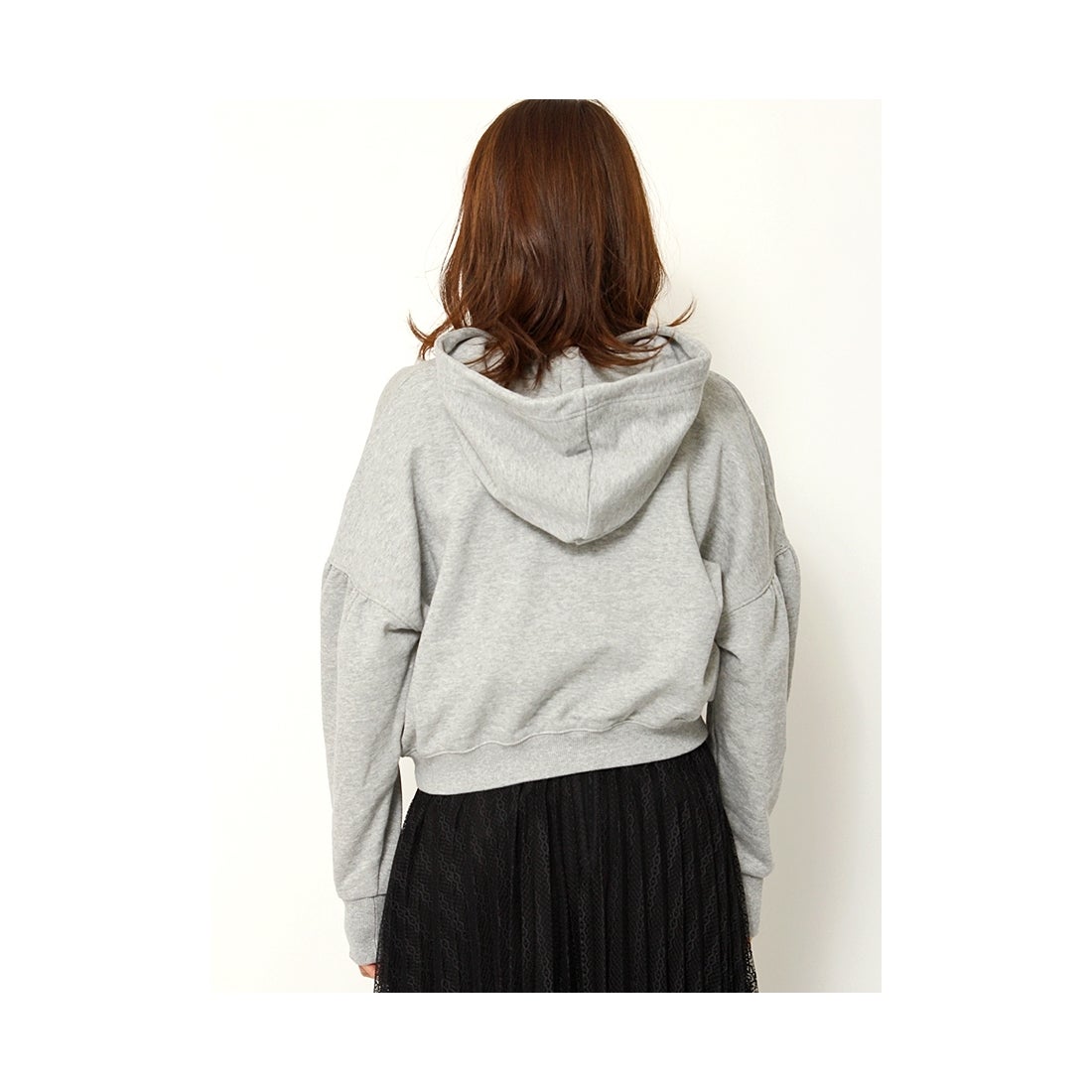 LILY BROWN Lily Brown ギャザースリーブフーディー ライム 