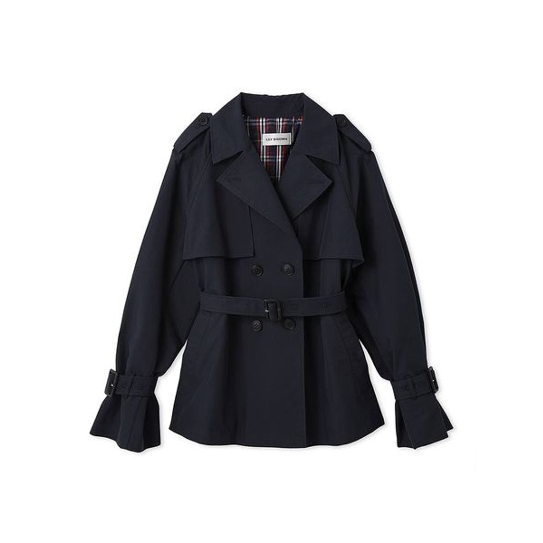 LILY BROWN クラシックミドルトレンチコート リリーブラウン LILY BROWN クラシックミドルトレンチコート （NVY