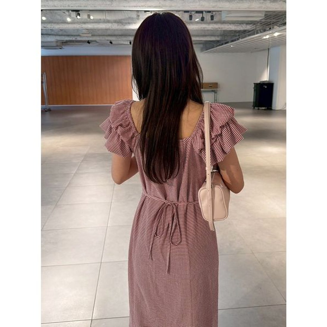 リリーブラウン LILY BROWN 2wayダブルスリーブカットワンピース （MNT