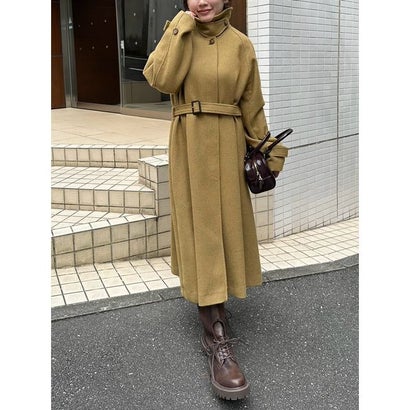 リリーブラウン LILY BROWN ファーカラーウールロングコート （MST）｜詳細画像