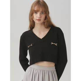 バルキーニットトップス （BLK）