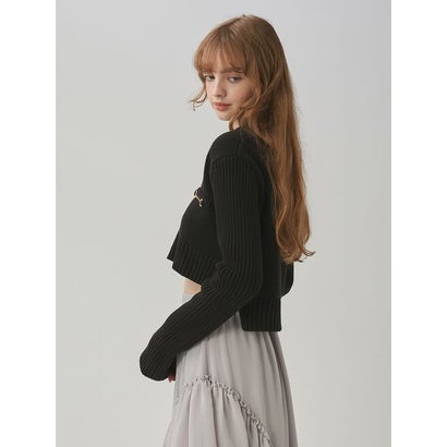 バルキーニットトップス （LGRY）｜詳細画像