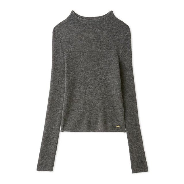 ベーシックシアーリブニット （GRY）