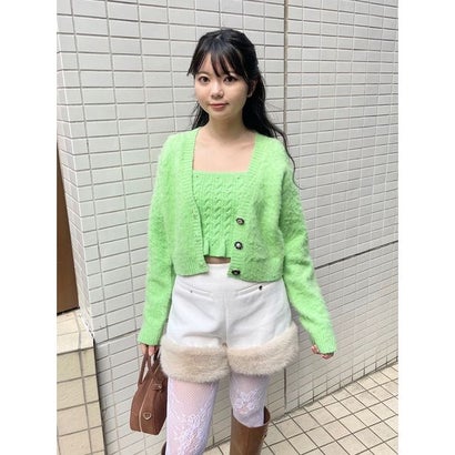 エコファーショートパンツ （GRY）｜詳細画像