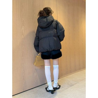 エコファーショートパンツ （WHT）｜詳細画像