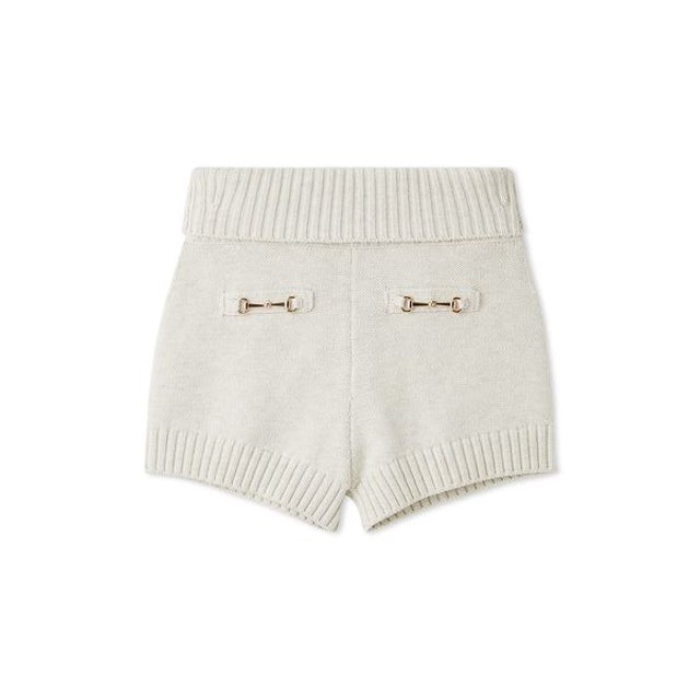 バルキーニットショートパンツ （LGRY）