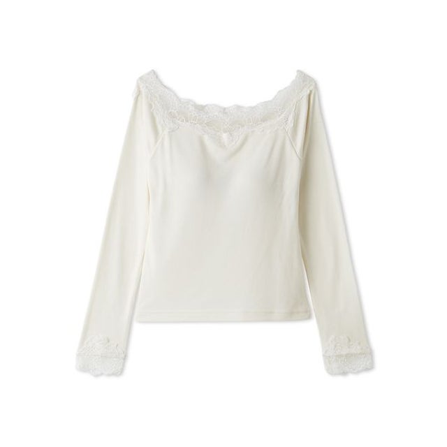 【Lingerie】メルティーヒートカップインオフショルダー （OWHT）