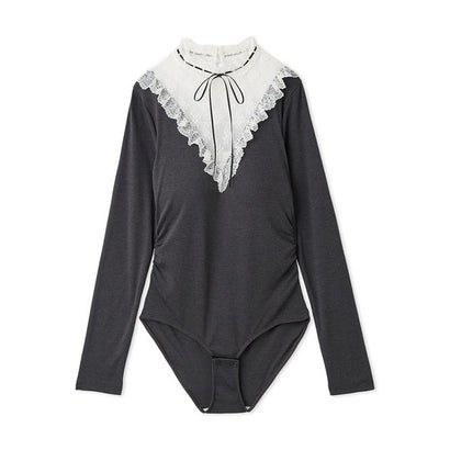 【LILY BROWN Lingerie】メルティーヒートカップインボディスーツ （BLK）｜詳細画像