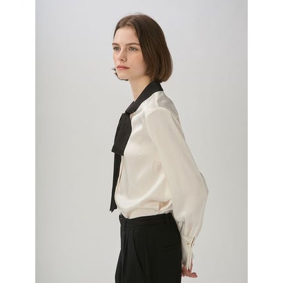 ボウタイブラウス （BLU）｜詳細画像