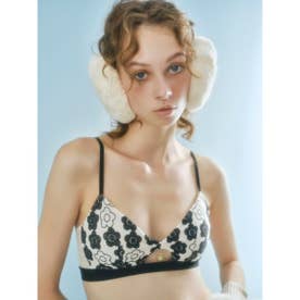 【LILY BROWN×MARY QUANT】【Lingerie】デイジーノンワイヤーブラ・ショーツセット 【返品不可商品】 （IVR）