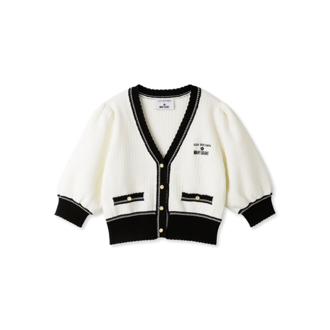 リリーブラウン LILY BROWN 【LILY BROWN×MARY QUANT】バイカラーパフ 