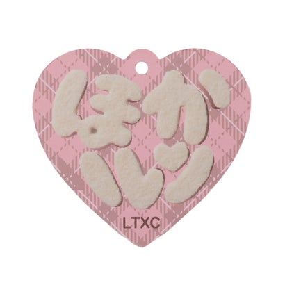 【LTXC】ロゴ刺繍チェックボリュームマフラー （サックス）｜詳細画像
