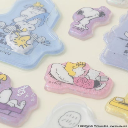 【PEANUTS】カプセルアンドラメシール （ピンク）｜詳細画像