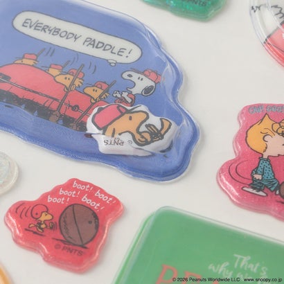 【PEANUTS】カプセルアンドラメシール （オレンジ）｜詳細画像