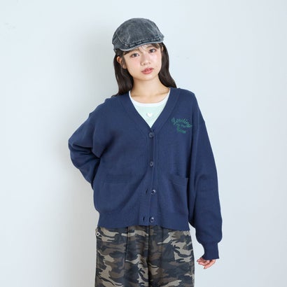 【洗える/静電防止】¥nイマコレスウェットライクニットカーディガン （アイボリー）｜詳細画像