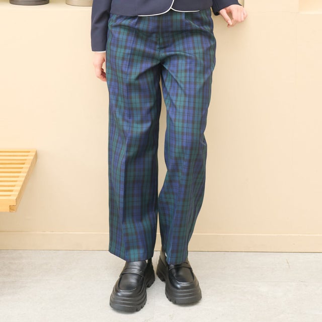 【予約商品】【卒服・セレモニー・フレッシャーズ】タックワイドパンツ （マルチ）