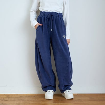 【洗える/静電気軽減/セット可】\nあったかフリースカーブパンツ （アイボリー）｜詳細画像