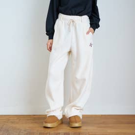 【洗える/静電気軽減/セット可】\nあったかフリースカーブパンツ （アイボリー）