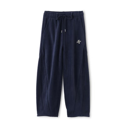 【洗える/静電気軽減/セット可】\nあったかフリースカーブパンツ （紺）｜詳細画像